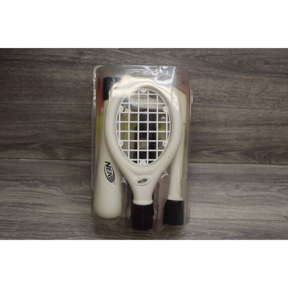 Wii Sports Pack NERF White Tennis Racket Golf Club Baseball Bat Accessories - Picture 1 of 14